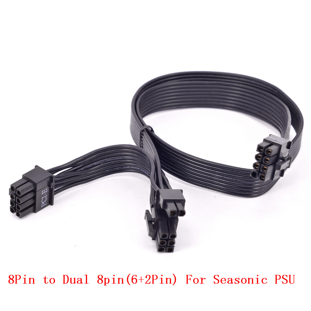 Seasonic Modular Power Supply Cable GPU PCIE 8pin Dual 8Pin CPU 6pin