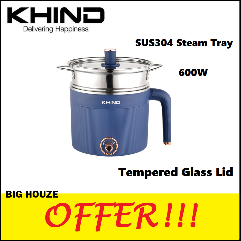 Khind MC121 1.2L Dry Boil Protection Multi Cooker Lazada