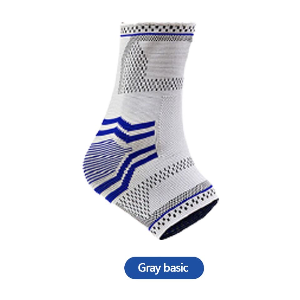 1Pcs Running Basketball Foot Wrap Compression Knitted Ankle Support Brace Elastic Ankle Guard For Tendon Injury
