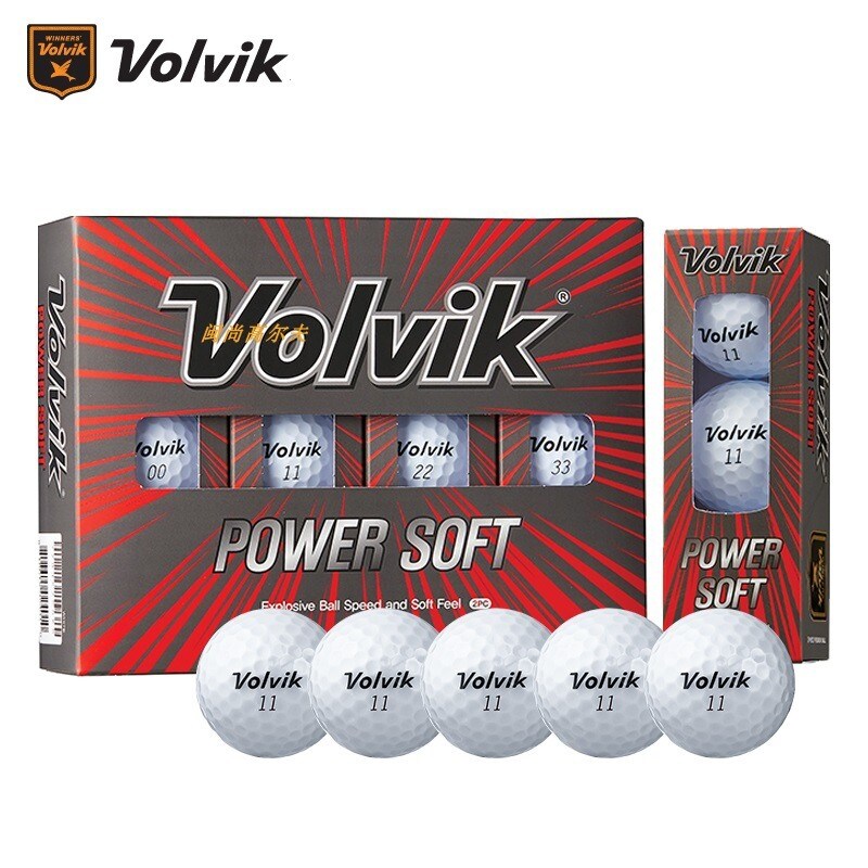New Volvik golf ball POWER VIVIDSOFT glossy two-layer ball three-layer matte ball 12 pieces NEW 2023 original