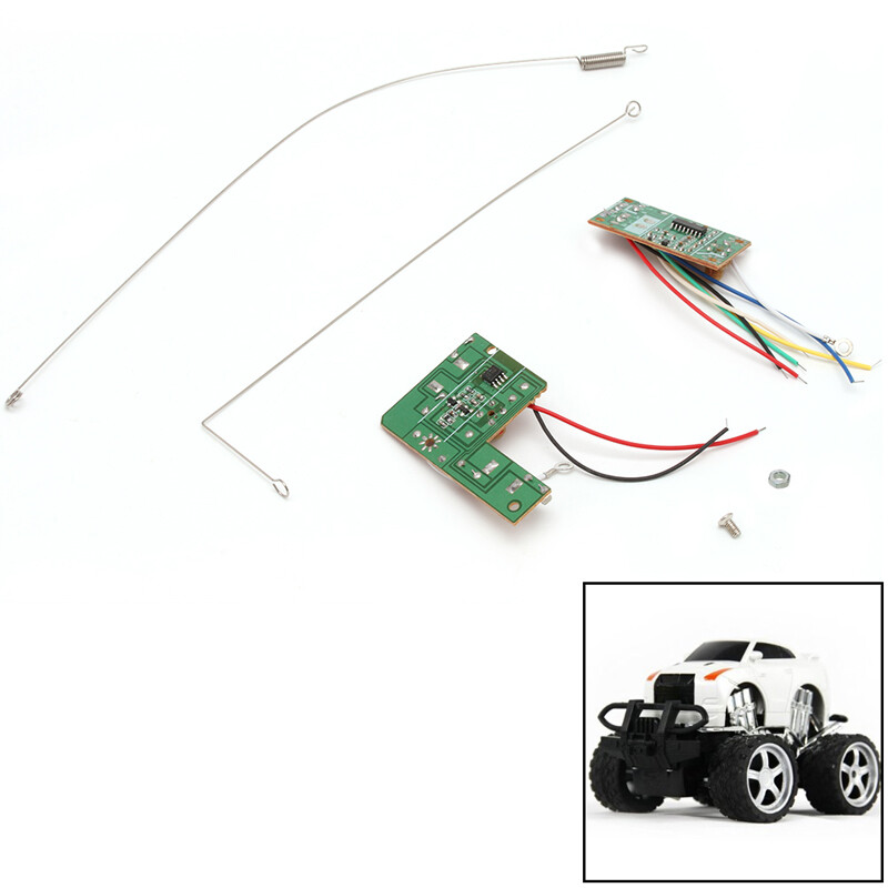 Bảng Mạch Điều Khiển Từ Xa 4CH 27MHZ Máy Phát PCB Nhận Đồ Chơi Ăng Ten