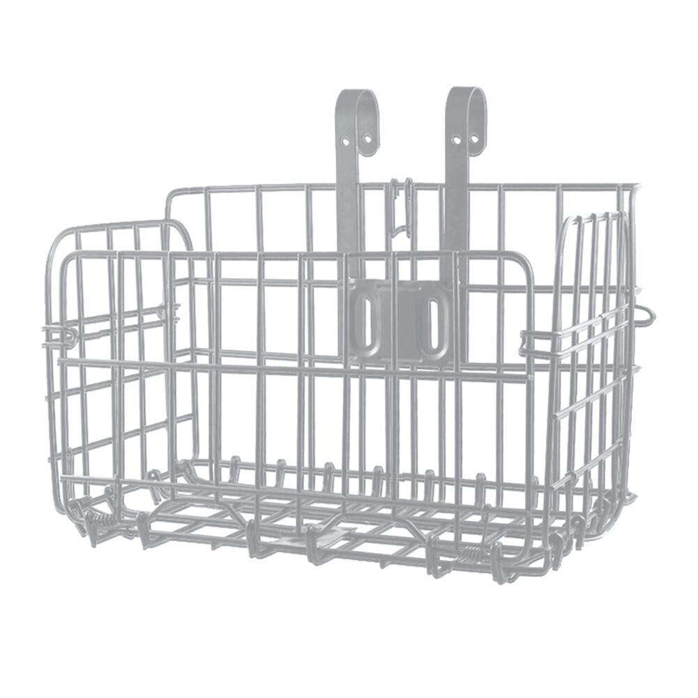 Ghxdryuru Metal Bike Bicycle Front Basket Foldable Handlebar Thick Iron Cycling Container