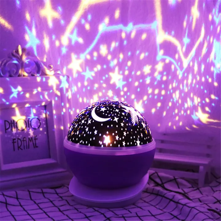 nursery night light star projector