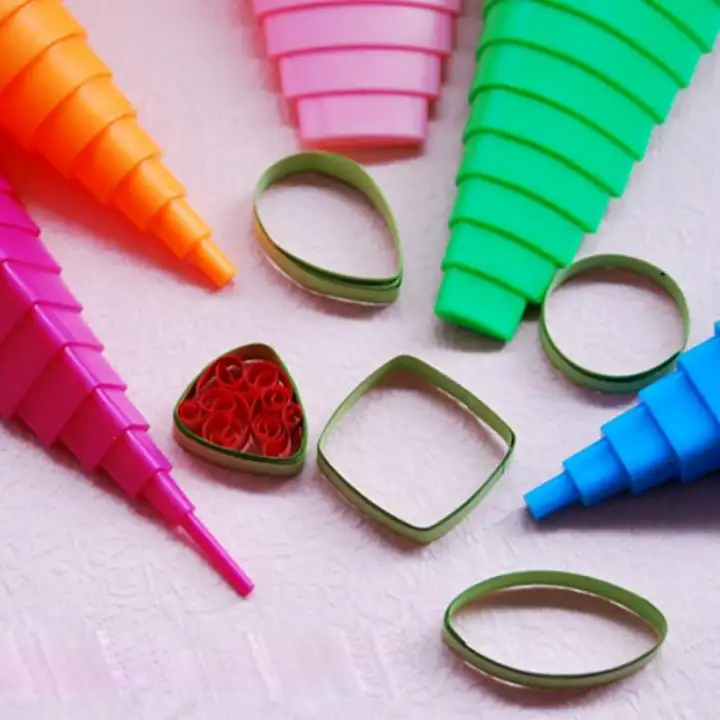 5 Buah Alat Kerajinan Buatan Tangan Quilling Border Buddy Bobbin Tower Quilled Diy Lazada Indonesia