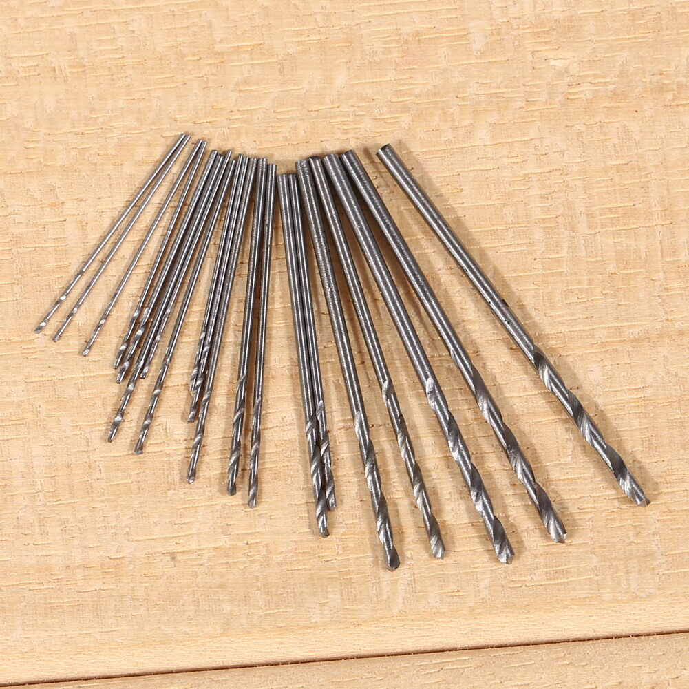 20Pcs Mini drill bit High Speed Steel HSS Micro Twist Drill Bit Set 0.3mm-1