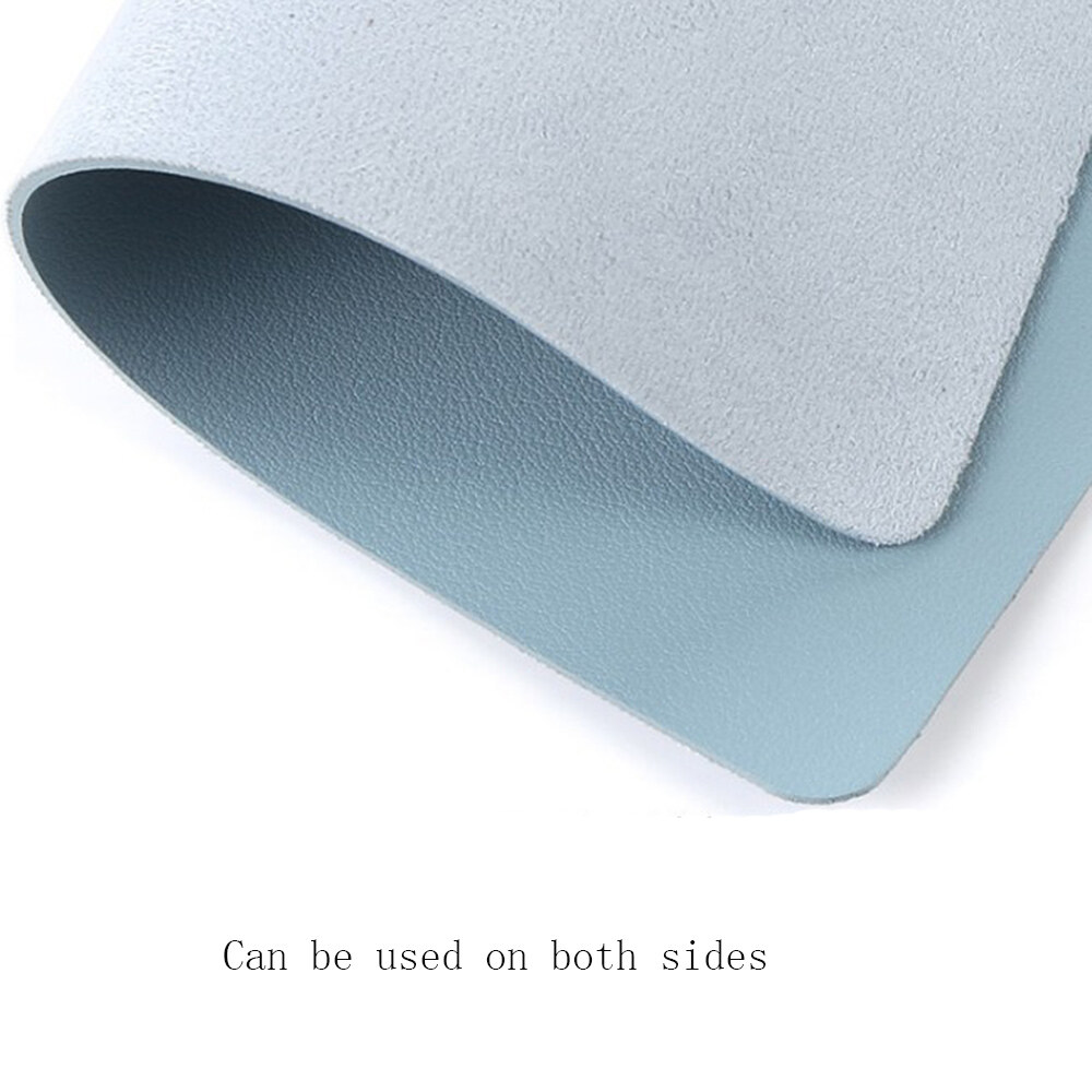 PU Waterproof Computer Mouse Pad Simple Office Gaming Desktop Mouse Pad Mat