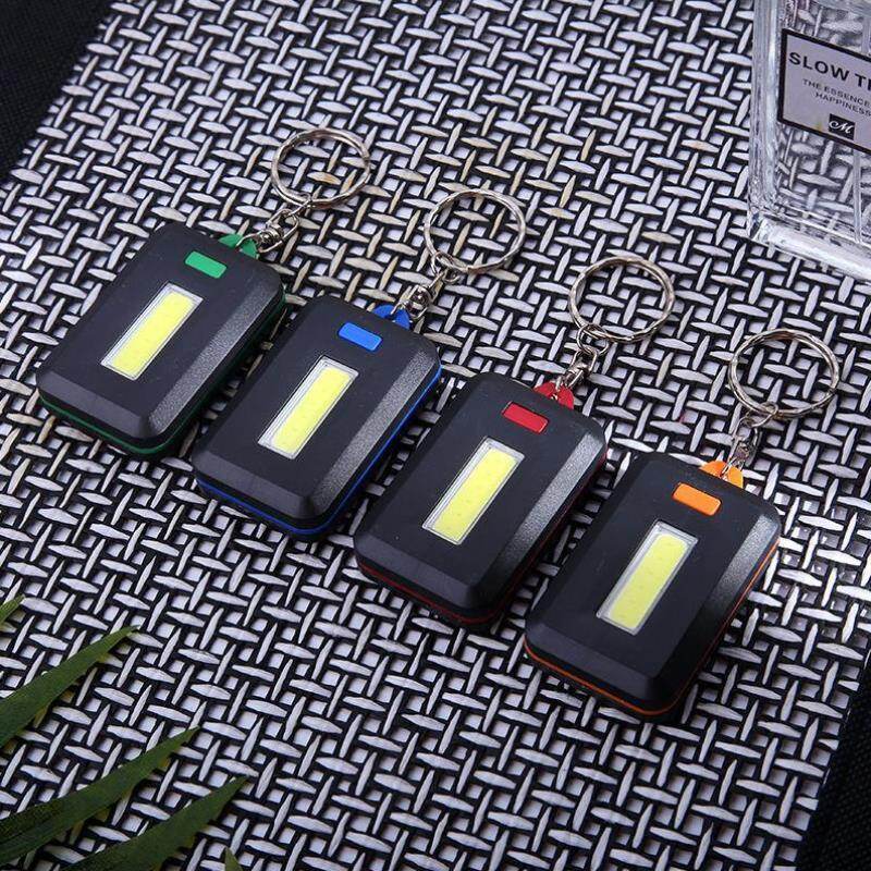 Multifunctional Portable Mini COB Keychain Light Flashlight for Outdoor Hiking Camping Keychain Torch Night Lamp