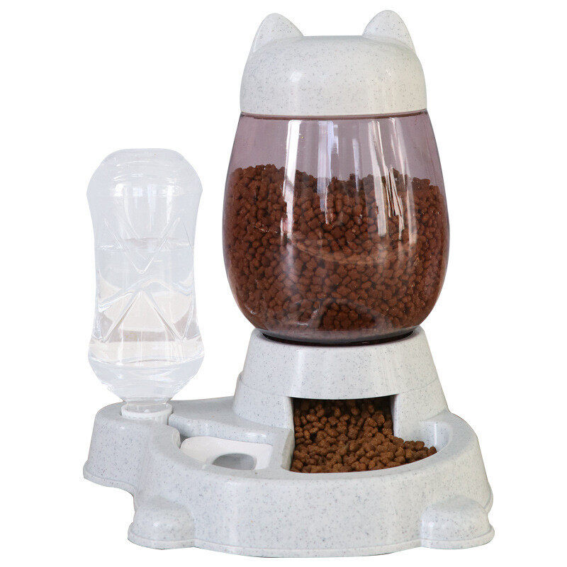 2.2L Cat Ăn Máy Cho Vật Nuôi Ăn Tự Động Con Chó Uống Nước Bằng Nhựa Bát Vật Nuôi Dispenser Uống Nước Trung Chuyển Dung Tích Lớn