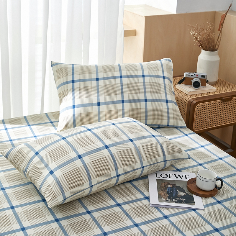SUNLIGHT HOME 1 Cặp vỏ gối kẻ sọc, 2 chiếc vỏ gối thoáng khí, vỏ gối thoải mái
