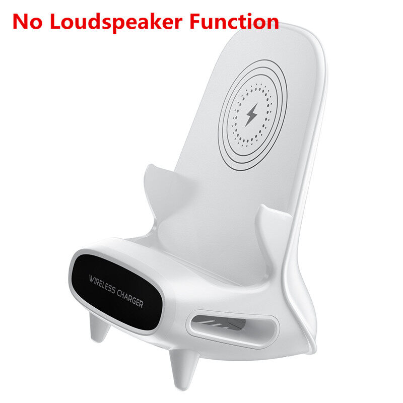 Zeallion 15W Wireless Desktop Charger Stand Induction Type C Fast Charge Dock for iPhone Samsung Xiaomi Vivo Oppo Phone Charging Station