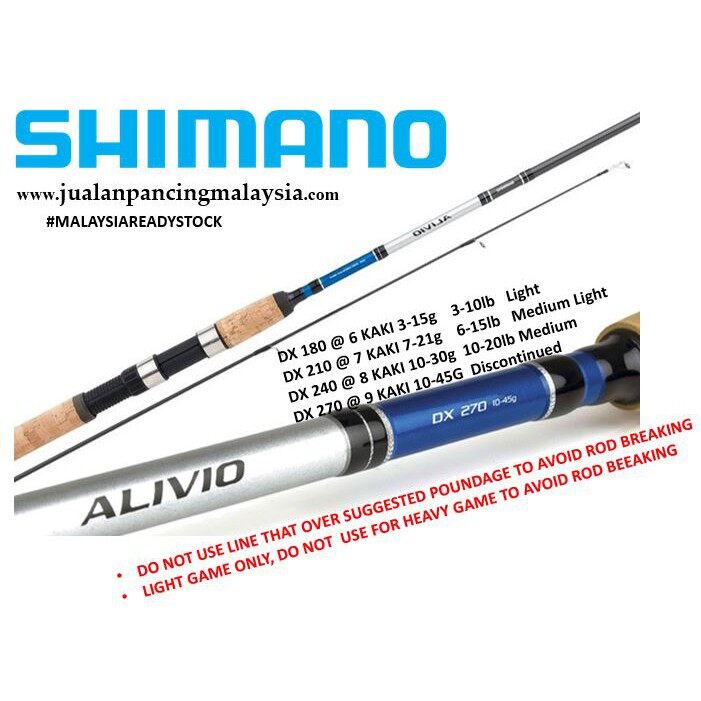 shimano alivio rod