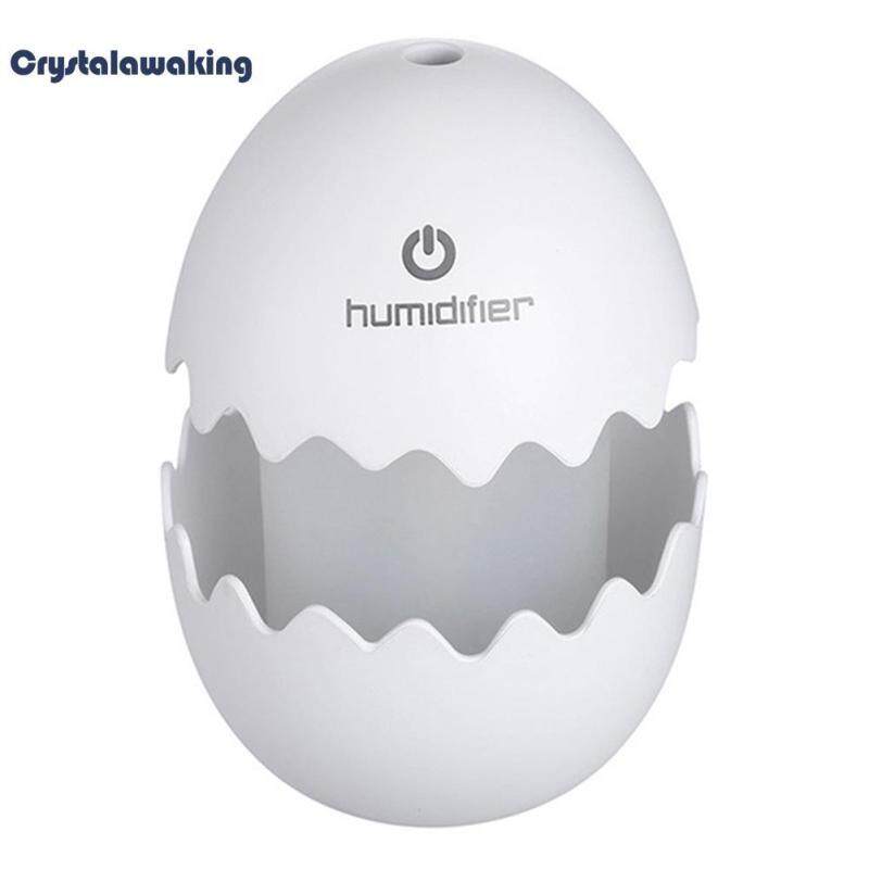 Portable Egg Shape Ultrasonic Aromatherapy Diffuser Aroma Humidifier Light Singapore