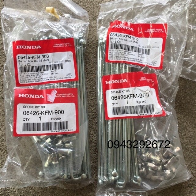 Bộ nan hoa sau wave, dream honda thái lan
