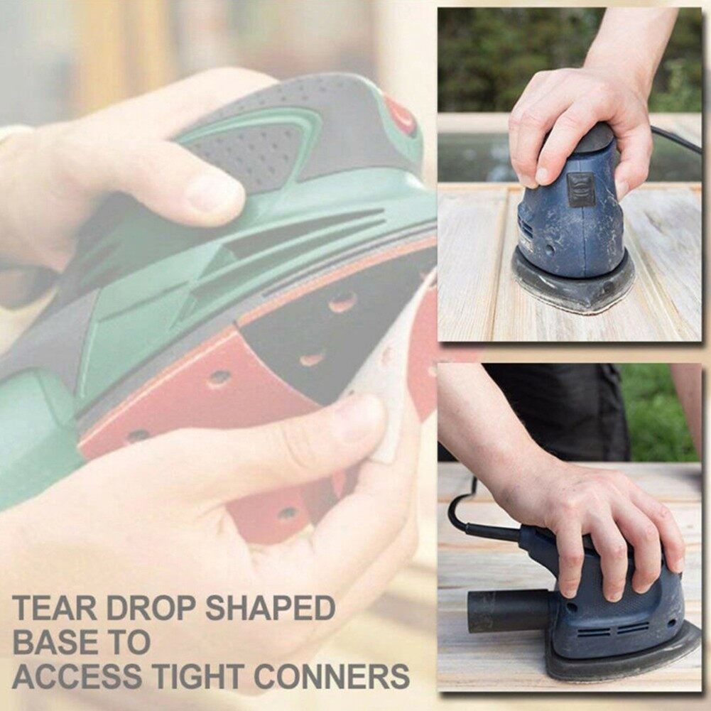 Sandpaper Sanding Sheets Polishing Leather Grinding 152*105mm Reddish Brown
