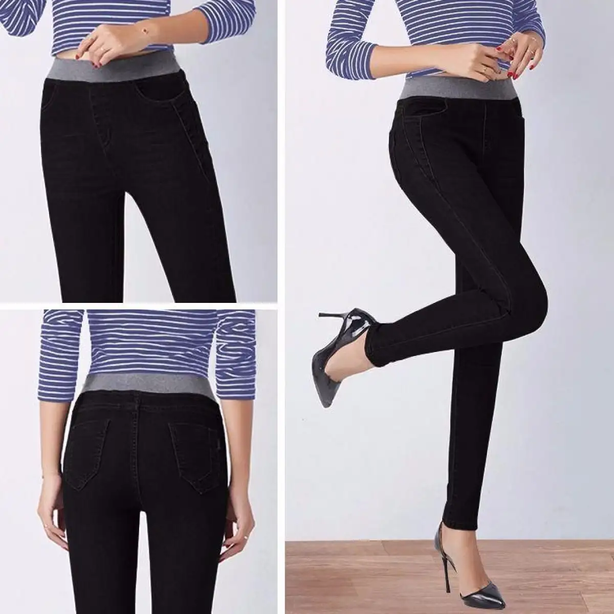 skinny jeans big feet