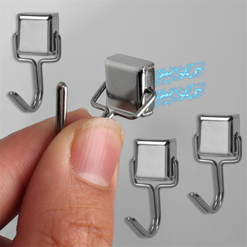Feelife 10/1PCS Strong Hooks Multi-Purpose Storage Hooks Home Kitchen Bar Storage Hook Key Storage Hooks Bathroom Hangers
