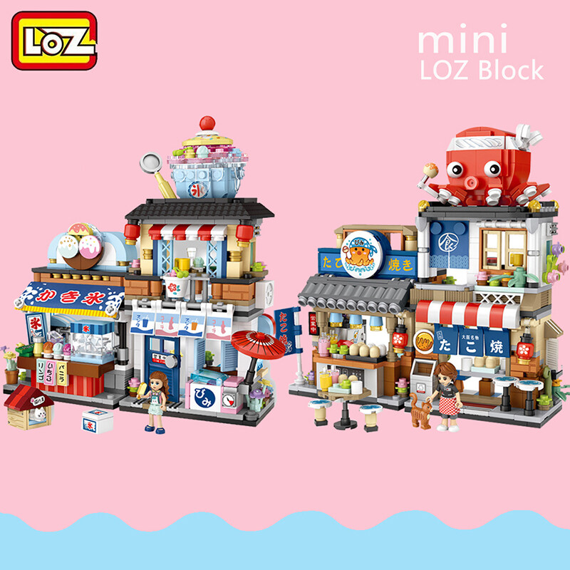 609 pcs MINI Blocks DIY Adult Kids Building Toys Playground Sky Sheel  LOZ 1718 