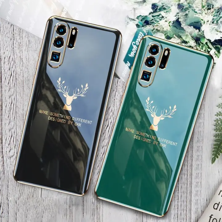 Electroplated Case For Huawei P20 P30 P40 Lite Mate 10 20 30 Honor 20 Pro 9x Nova 5t 3i 6 7 Se Deer Soft Tpu Phone Case Lazada Singapore