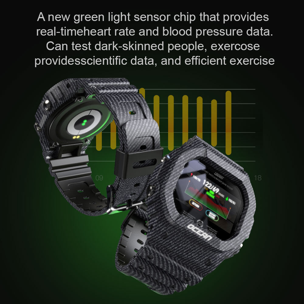 Leacat LOKMAT Ocean Smart Watch Men Fitness Tracker Blood Pressure Message  Push Heart Rate Monitor Clock Smartwatch Women For Android | Lazada  Singapore
