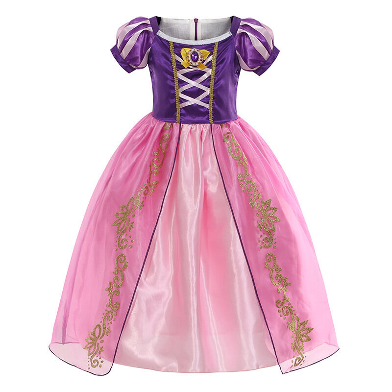 WGB Kids Girls Frozen Dress The Snow Queen Elsa Princess Dresses Chiffon Butterfly Tutu Skirt Birthday Party Dress