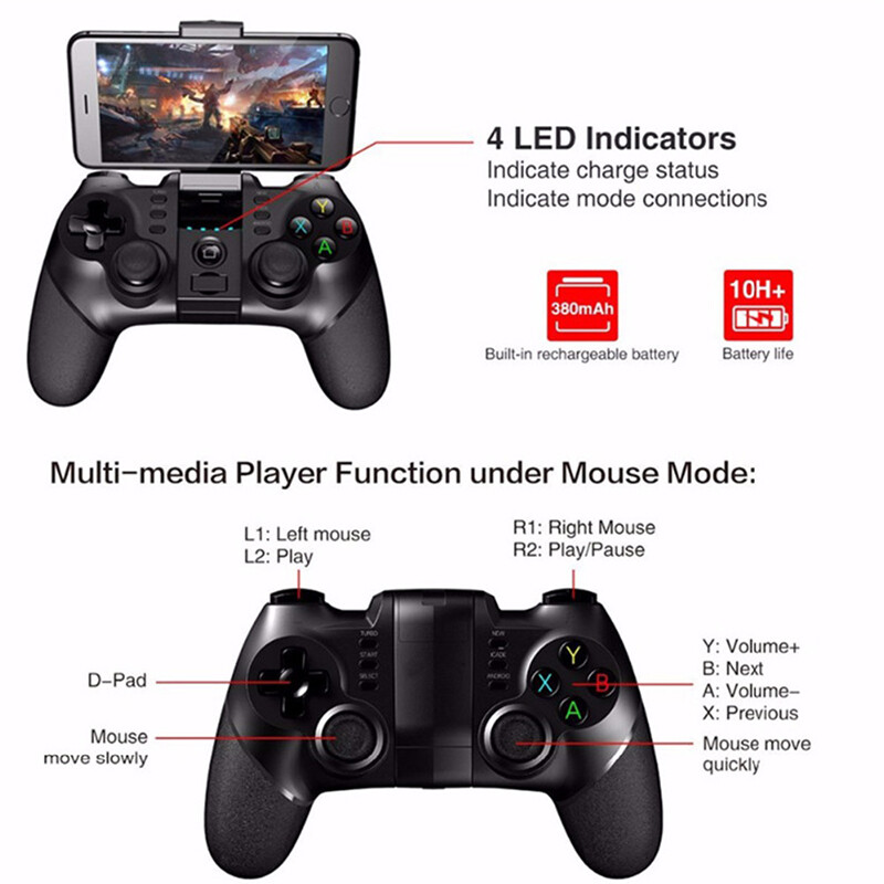 Wireless Bluetooth Game Controller for Phone PC Gaming Controle Joystick Gamepad Joypad