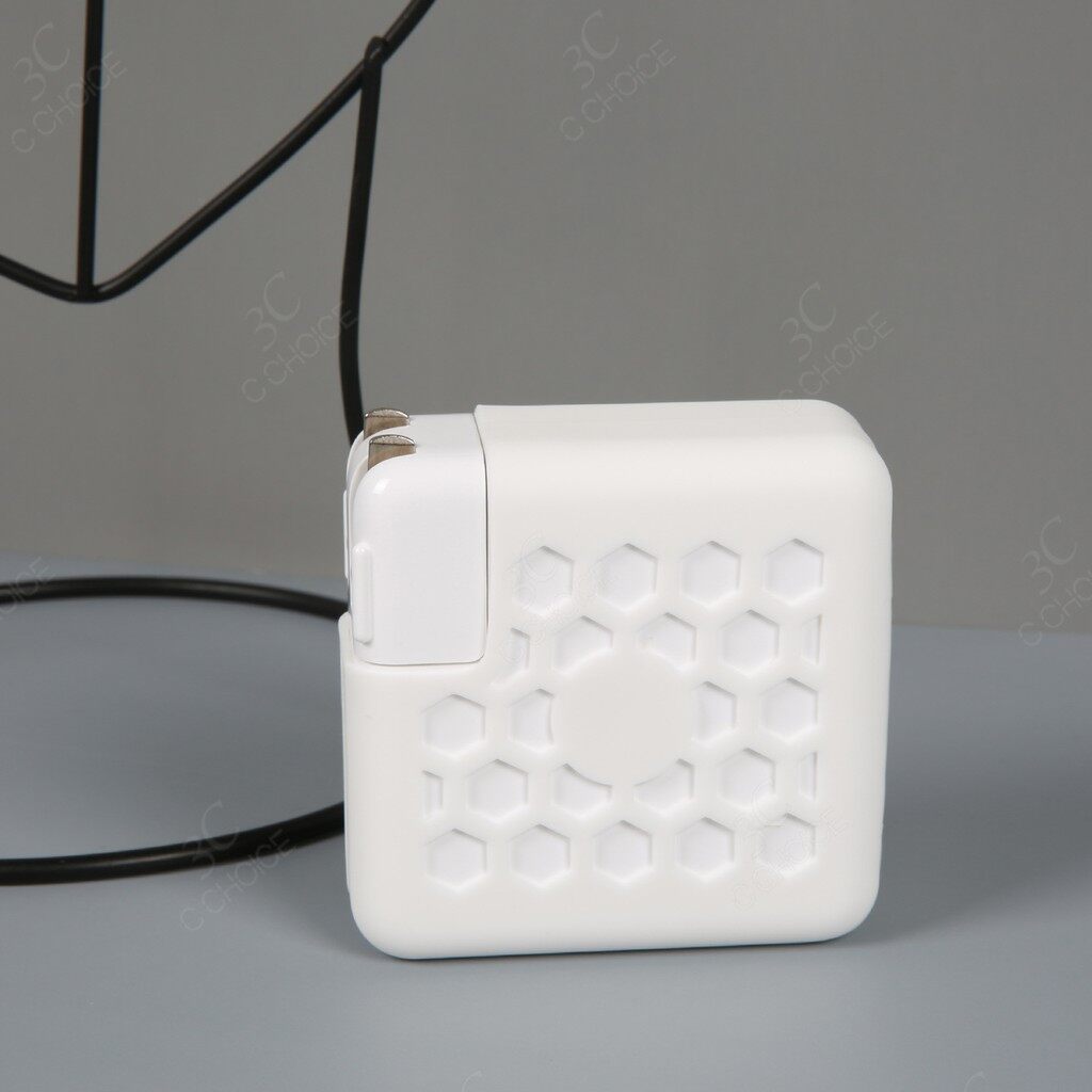 Ultra Thin Silicone Charger Protective Case Cover with Free Date Line Tie for MacBook Air 13 2020 A2338 M1 A2337 Pro 11 12 13 14 15 16 inch A2179 A2141 A2159 A2442 A2485 2021 Air 13 2017 A1466 A1369 New Pro 13 A2289 A2251 [cchoice]