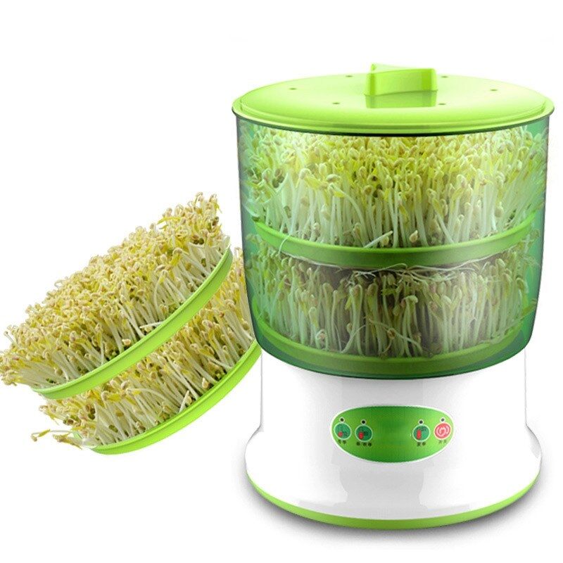 Home Use Intelligence Bean Sprouts Machine Large Capacity Thermostat Green Seeds Growing Automatic Bean Sprout Machine