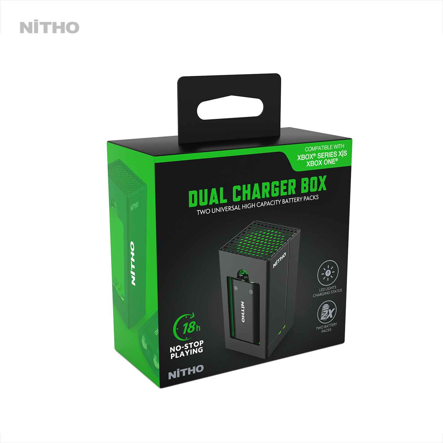 Nitho Controller Charger For Xbox One X S Elite Series X S Dual Charging Station Charging Dock