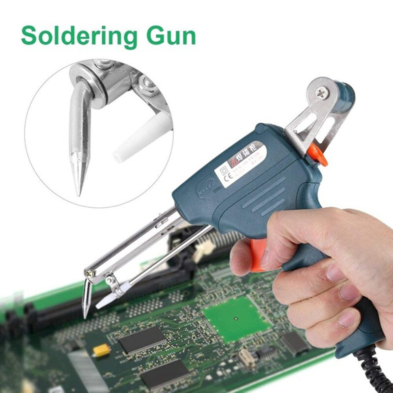 [Hàng Có Sẵn] Mỏ Hàn Tự Động Hàn Tự Động KIPRUN, Dụng Cụ Nhiệt Độ Điện 220V 60W Bộ Dụng Cụ Hàn Có Thể Điều Chỉnh Làm Nóng Nhanh, Với Dây Không Chì, Bơm Hút, Nhíp