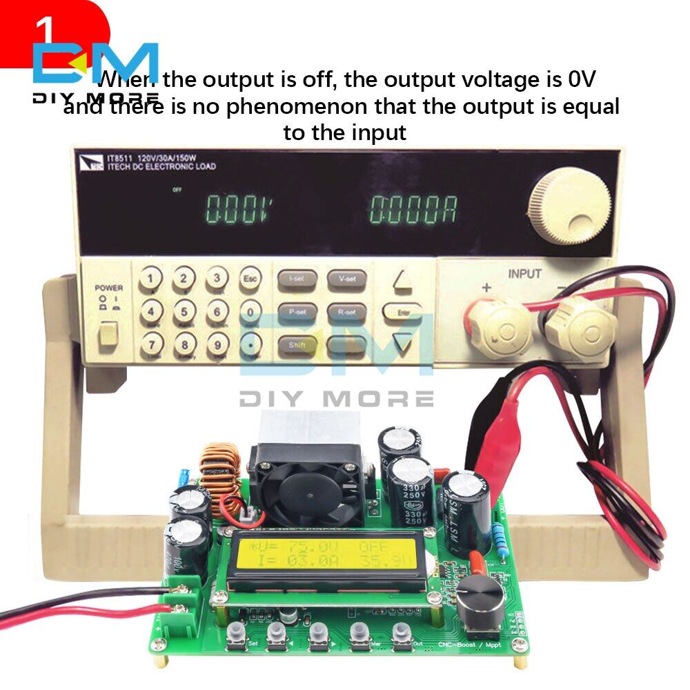 DPX800S DC-DC NC CV CC Booster Module CNC Boost 12V~120V 800W 0-15A Adjustable MPPT Constant Module