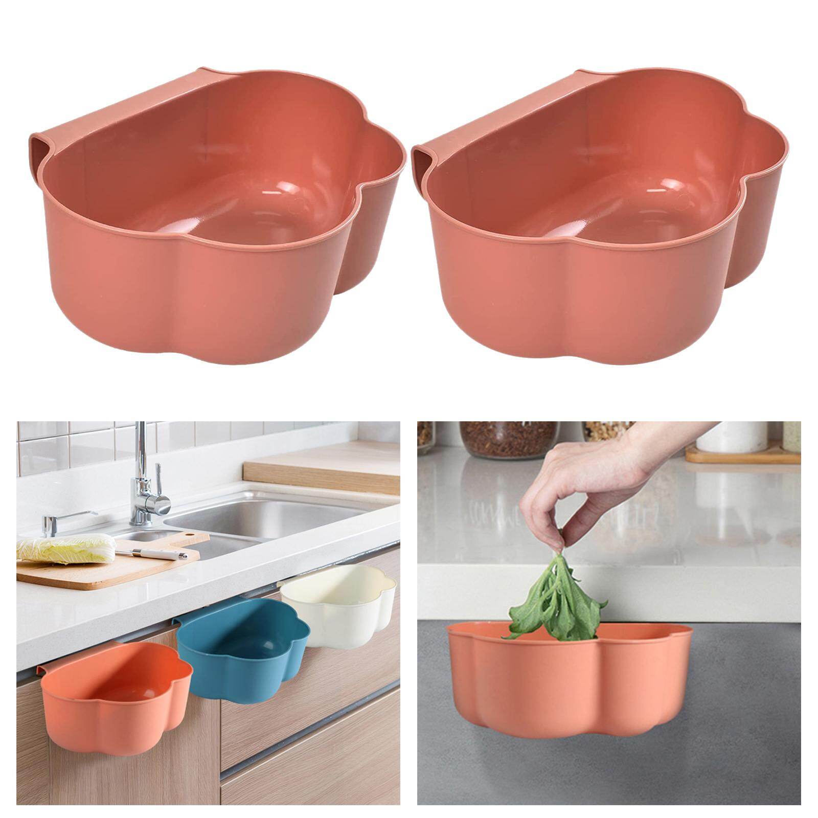 Blesiya THÙNG RÁC TREO Mini Sáng Tạo Gắn Tường Bền Cho Cửa Tủ Xe Hơi