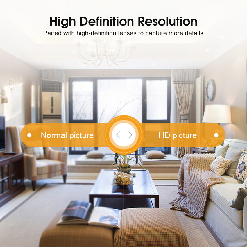 EsoGoal Camera Toàn Cảnh 360 ° Camera Giám Sát Gia Đình Camera Blub Có Đèn Camera An Ninh Camera IP Toàn Cảnh 360 ° Không Dây WiFi Camera Quan Sát Camera HD 1080P Ứng Dụng Có Micrô Quan Sát Ban Đêm Âm Thanh