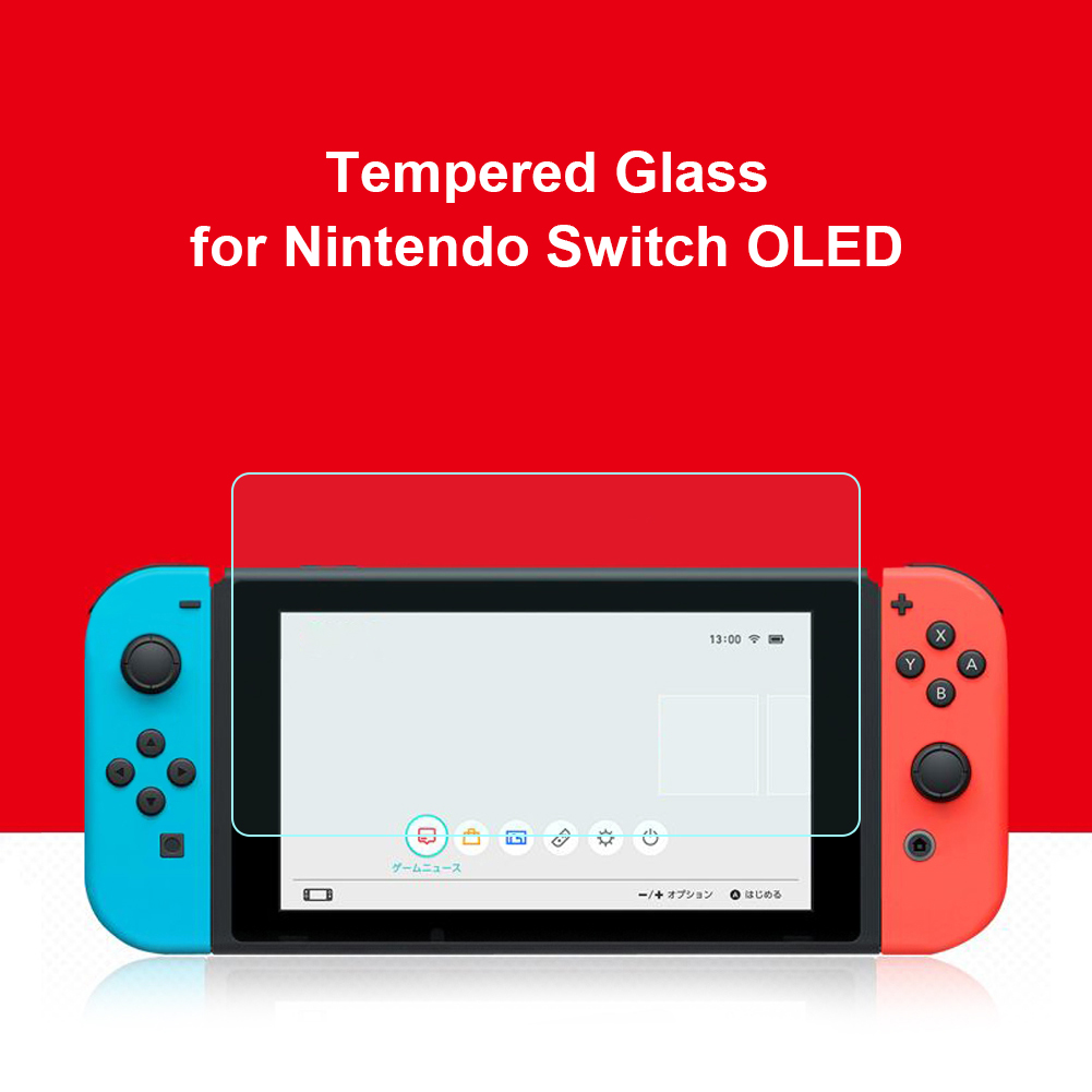 Glass Protective Film Cover Fit OLED Game Console Screen Protector Practical Accessories