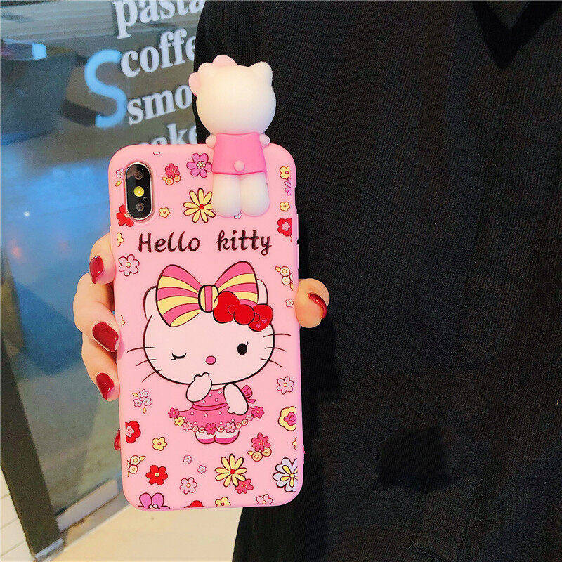For xiaomi redmi note 8 redmi note 8 pro redmi note 9 pro redmi note 9s mi 9t mi 9t pro mi 7 mi 8 mi 9 mi 10 mi 10 pro mi cc9e mi a3 redmi note 9 pro max redmi k20 k30 cartoon hello kitty top doll phone case soft silicone cute protection cover