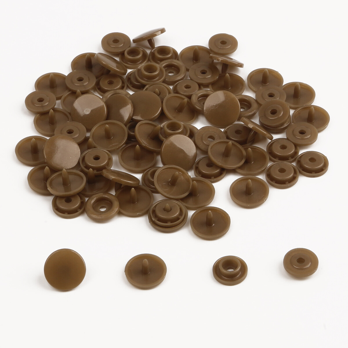50 Sets T5 12mm Round Plastic Snap Button Fasteners Garment Accessories for Baby Children Clothes DIY Sewing Accessories Press Button Quilt Cover Button Sewing