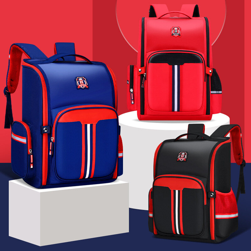 HS all-in-one children's schoolbag elementary school schoolbag space bag British style backpack