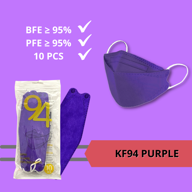 [Ready Stock] KF94 Mask Earloop for Adult 10pcs per pack Disposable
