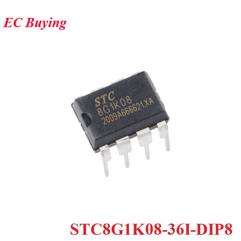 STC8G1K08 STC8G1K08-36I SOP8 DIP8 STC 8G1K08-36I Single Chip Microcontroller MCU IC Controller Chip STC8G1K08-36I-DIP8