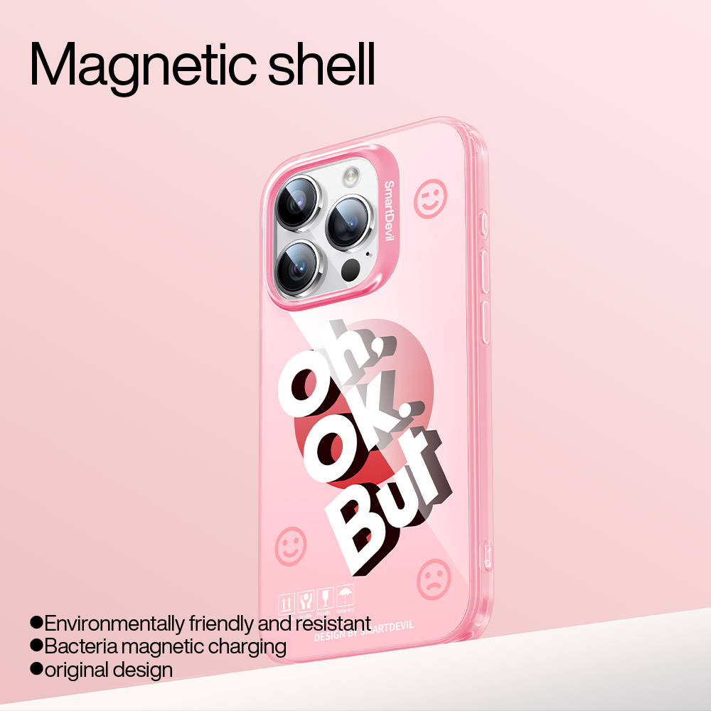 Smartdevil Ốp điện thoại cho Iphone 15 cộng với chống sốc thiết kế IMD điện thoại bảo vệ vỏ