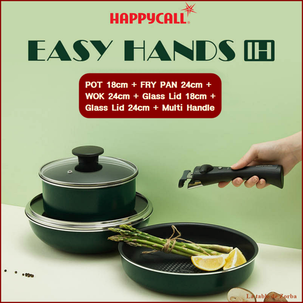 [Made in Korea] HappyCall Easy Hands IH Best 6PC Set Singapore