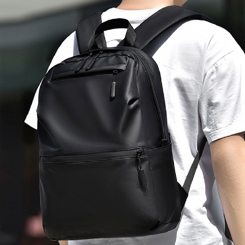 Johnn Men's Backpack Computer Bag Fashion Korean Style Nylon Backpack Simple Large Capacity