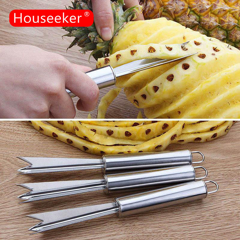 Pineapple Peel Slicer Stainless Steel Fruit Peeling Tools Vegetable Slicer Cutter Peeler Grater Kitchen Accessories