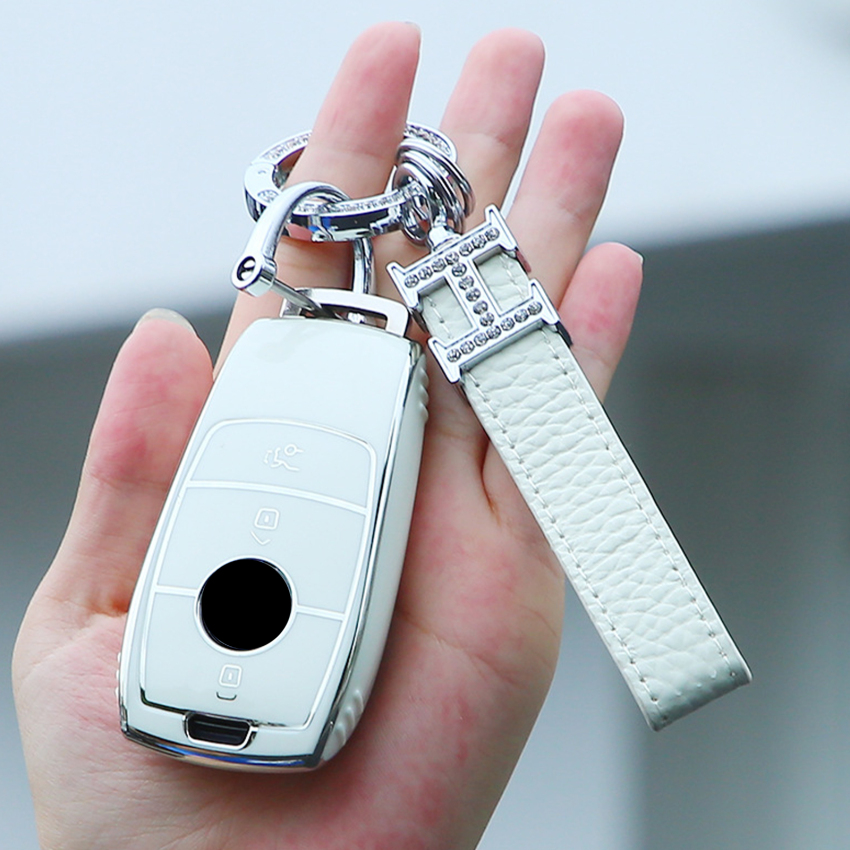 Soft TPU รถ Remote Key กรณีเชลล์สำหรับ Mercedes Benz A C E S G Class ...