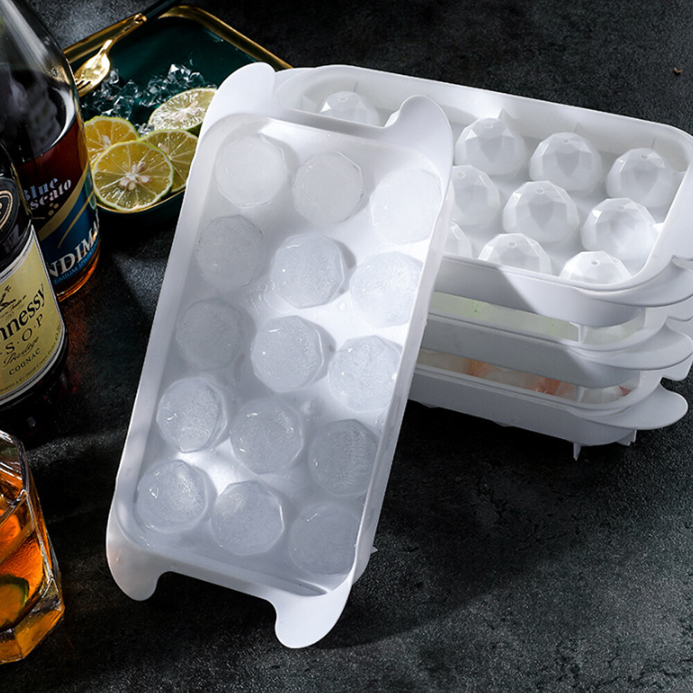 Round Ice Ball Mold Plastic Ice Cream Mold Whiskey Ice Cube Tray Bar Kitchen Tools