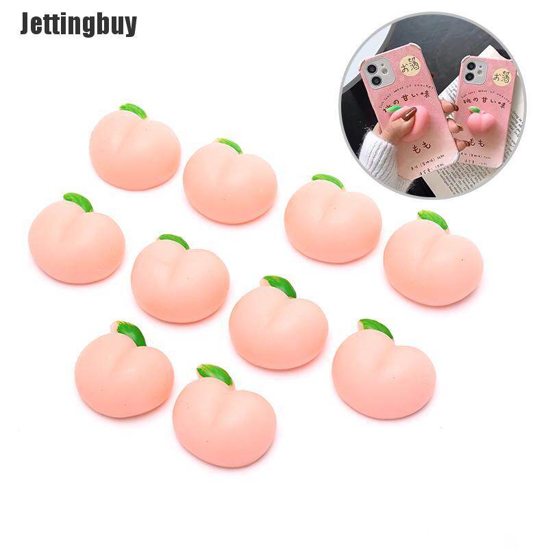 [Jettingbuy] Soft Squishy Peaches Cream Scented Super Slow Rising Stress Relief Squeeze Toys