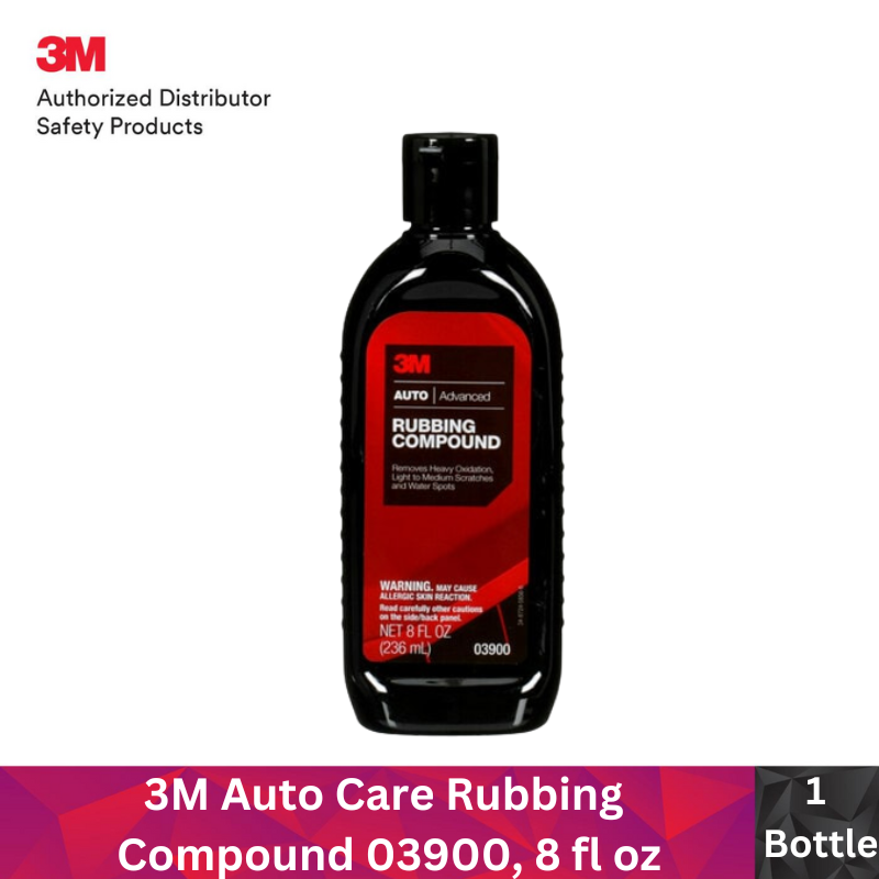3M 03900 Auto Care Rubbing Compound, 8 fl oz Lazada