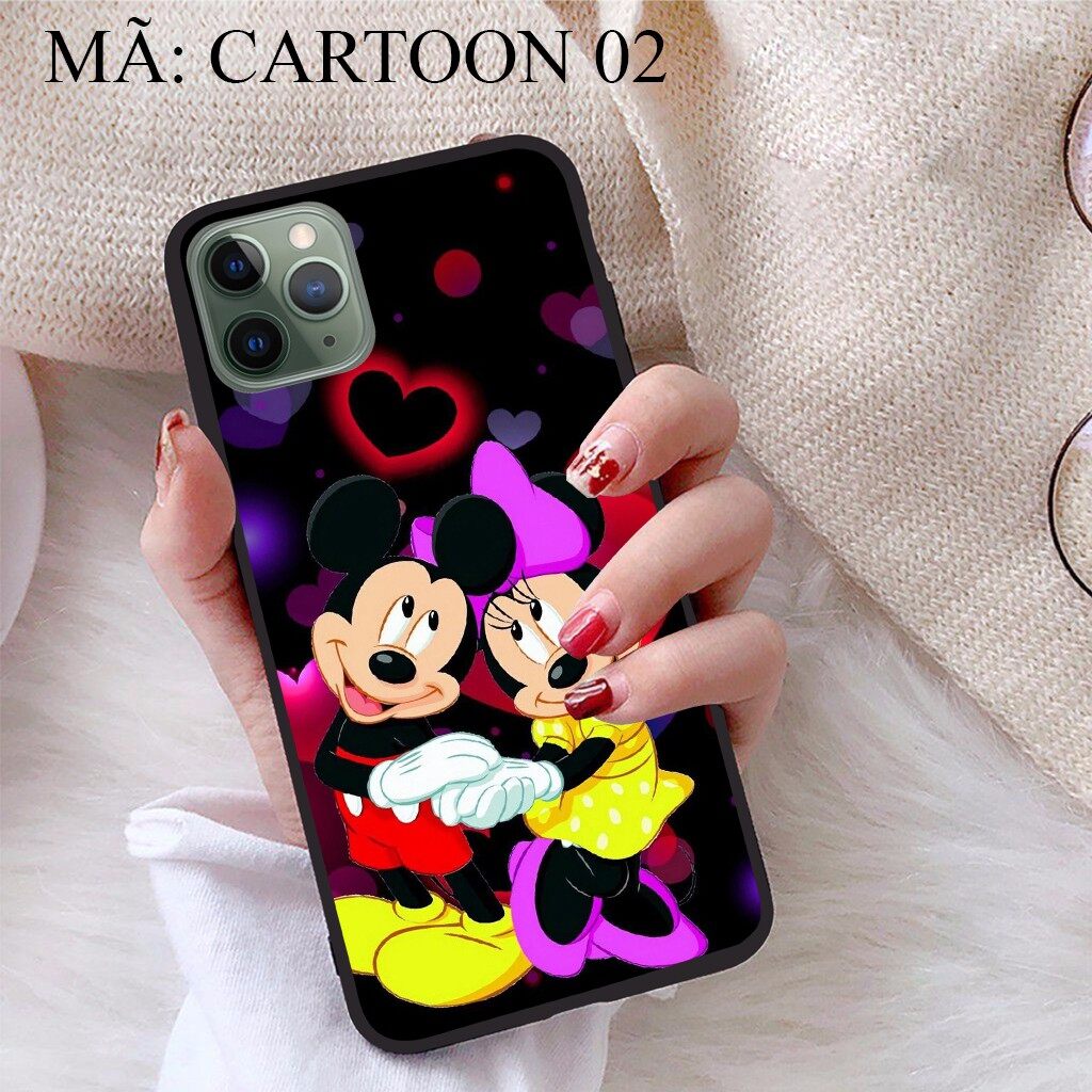 Ốp lưng iPhone 11 Pro Max viền dẻo TPU BST Hoạt Hình