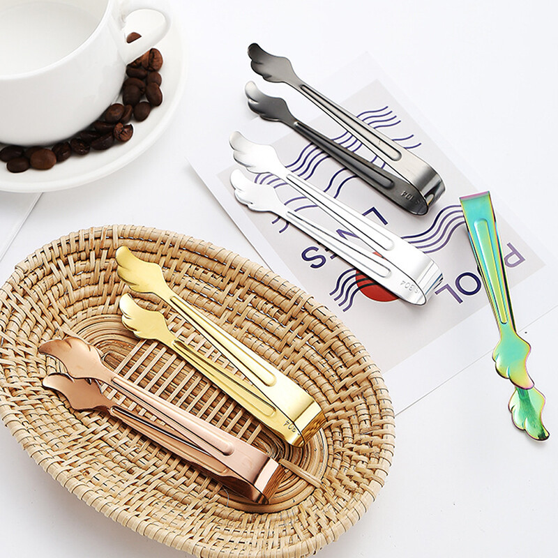 Ice Cube Clip Sugar Tong Bar Ice-cube Picker Clamp Kitchen Accessory
