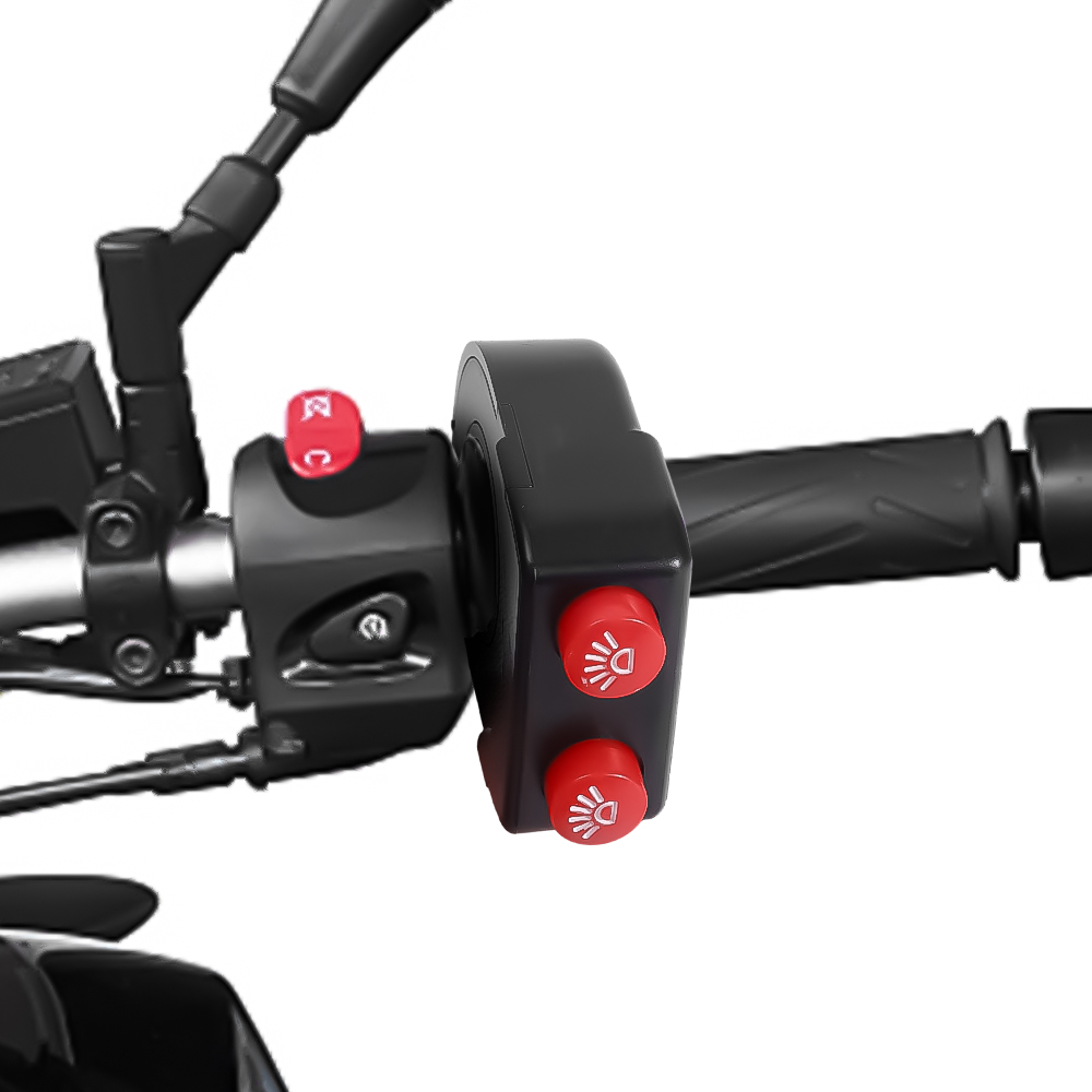 22mm Motorcycle Handlebar Horn Headlight Combination Switch Button Universal Motorcycle Switches Turn Signal Tools Accessories