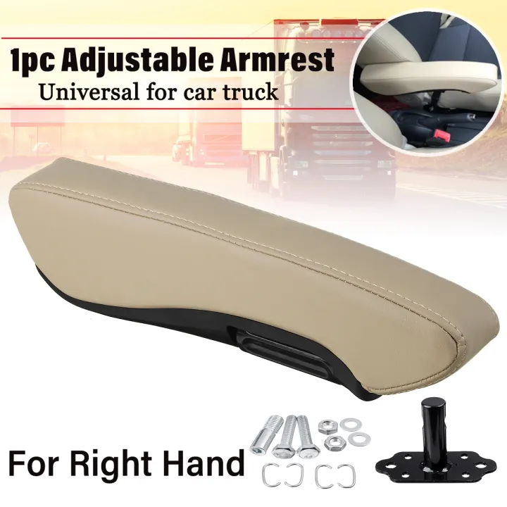 Sandaran Tangan Mobil Bahan Kulit Pu Sandaran Tangan Truk Sandaran Tangan Krem Tahan Air Bisa Disesuaikan Bahan Kulit Pu Universal Pasang Kiri Kanan Lazada Indonesia